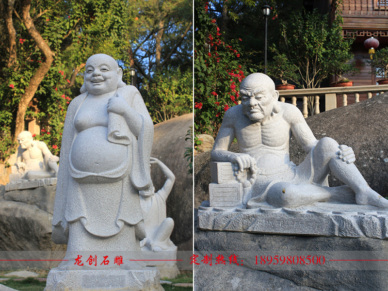 十八羅漢石雕價(jià)格 十八羅漢像石雕廠